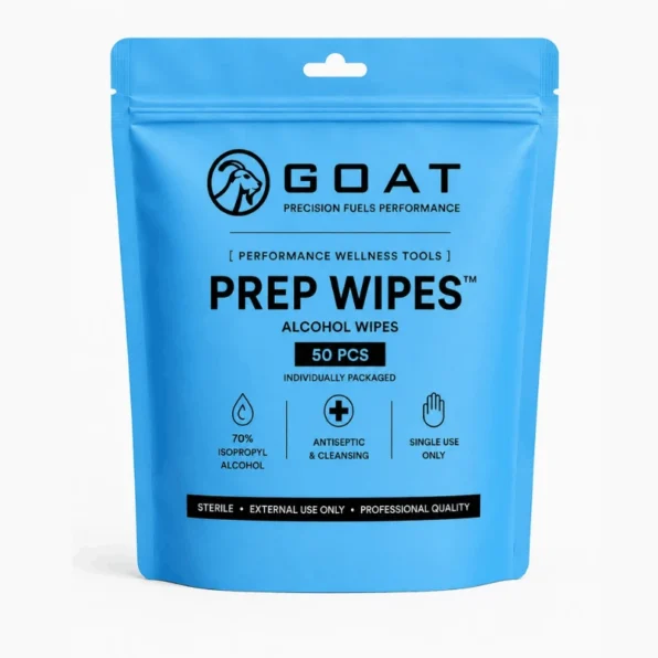 GOAT Prep Wipes Alcohol Wipes